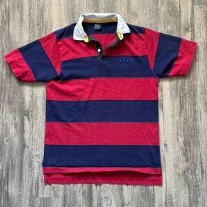 Vintage Polo Ralph Lauren Skate Rugby Striped Shirt Size XL RARE